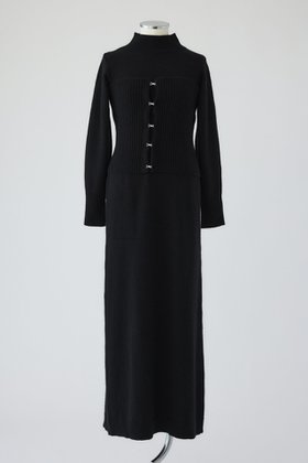 【リムアーク/RIM.ARK】のSetting knit dress/ニットドレス 人気、トレンドファッション・服の通販 founy(ファニー) ファッション Fashion レディースファッション Fashion for Women ワンピース Dresses フォーマル・パーティードレス・結婚式用ドレス Elegant & Casual Dresses チュニック Tunic Tops & Dresses ショート Short, Short Length シンプル Simple, Minimal チュニック Tunic, Long Top ドレス Dress, One-Piece ビスチェ Bustier, Corset Top フィット Fit, Slim Fit ロング Long, Long-Length 冬 Winter / This Winter |ID:prp329100004880030