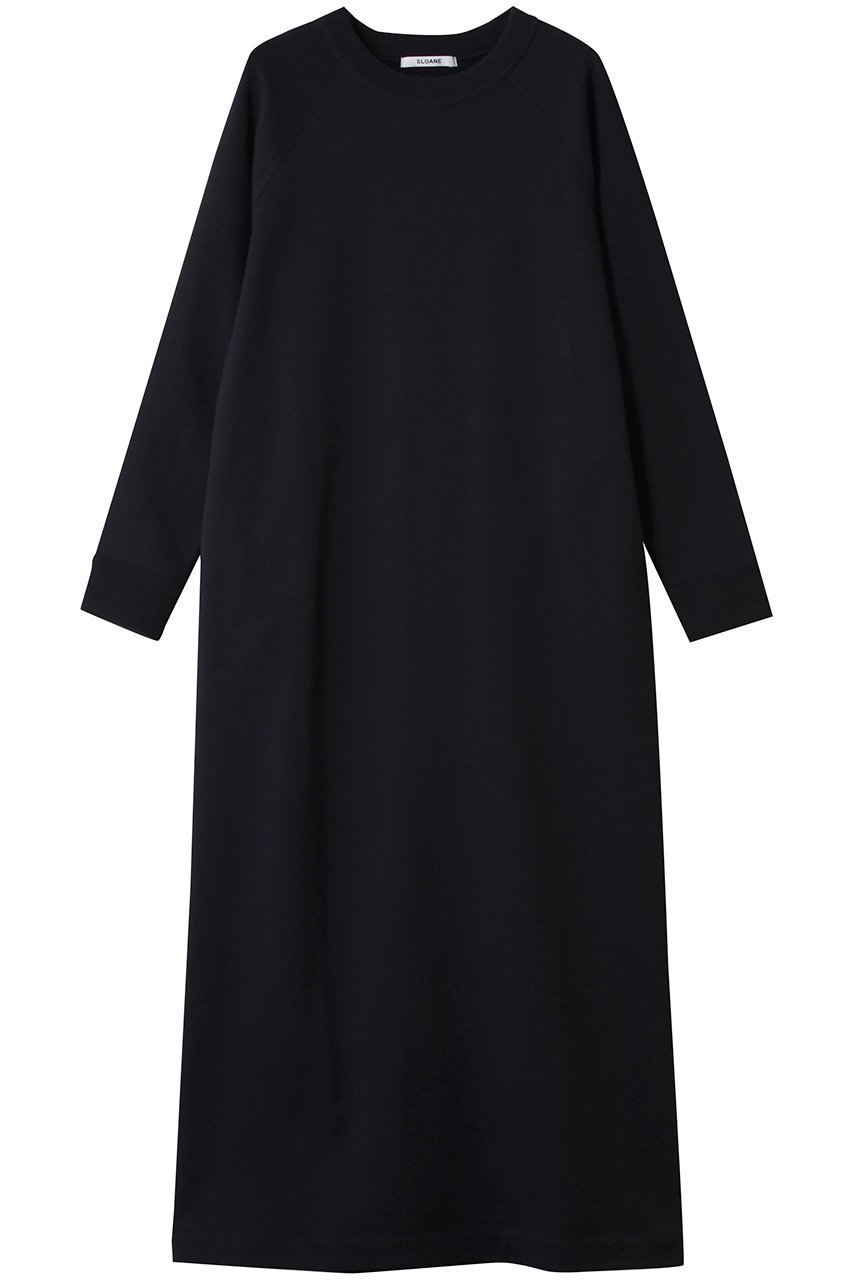 【スローン/SLOANE】のスーピマハイゲージ ラグランスリーブワンピース 人気、トレンドファッション・服の通販 founy(ファニー) 　ファッション　Fashion　レディースファッション　Fashion for Women　ワンピース　Dresses　チュニック　Tunic Tops & Dresses　エレガント 上品　Elegant　スーピマ　Supima, Premium Cotton　チュニック　Tunic, Long Top　ポケット　Pocket, Pocket Detail　リラックス　Relax, Relaxed Fit　ロング　Long, Long-Length　 other-1|ID: prp329100004880033 ipo3291000000036414268
