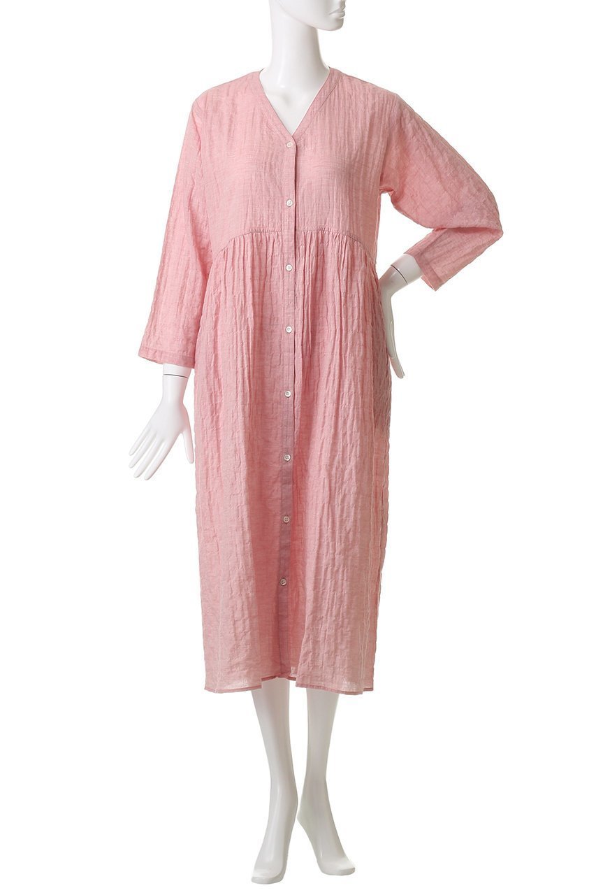 【ナナデコール/nanadecor】のコスモスVネックワンピース 人気、トレンドファッション・服の通販 founy(ファニー) 　ファッション　Fashion　レディースファッション　Fashion for Women　ワンピース　Dresses　チュニック　Tunic Tops & Dresses　スリーブ　Sleeve, Long Sleeve / Short Sleeve　チュニック　Tunic, Long Top　フロント　Front, Front Design　ロング　Long, Long-Length　other-2|ID: prp329100004880035 ipo3291000000036414284