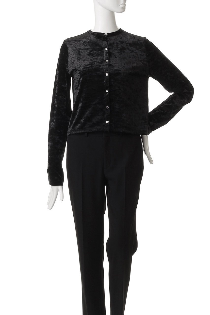 【オブラダ/Oblada】のベロアカーディガン 人気、トレンドファッション・服の通販 founy(ファニー) 　ファッション　Fashion　レディースファッション　Fashion for Women　アウター　Coat / Outerwear Collection　カーディガン　Cardigan, Knitwear　シンプル　Simple, Minimal　ジャケット　Jacket, Outerwear　ベロア　Velour, Soft Velvet　リュクス　Luxury, Elegant, High-End, Chic　other-2|ID: prp329100004880037 ipo3291000000036414298