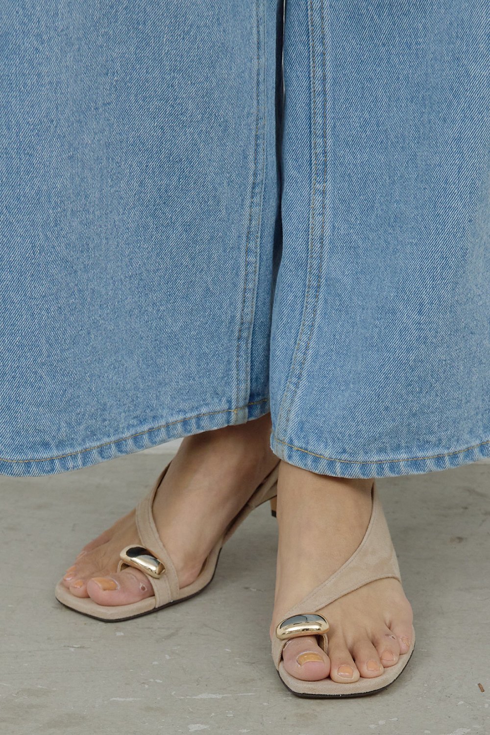 【ガリャルダガランテ/GALLARDAGALANTE】の【2.718】サムリングサンダル インテリア・キッズ・メンズ・レディースファッション・服の通販 founy(ファニー) 　ファッション　Fashion　レディースファッション　Fashion for Women　サンダル　Sandals, Summer Shoes　モチーフ　Motif, Design Theme　再入荷　Restock / Back in Stock　ベージュ|ID: prp329100004880040 ipo3291000000036414320