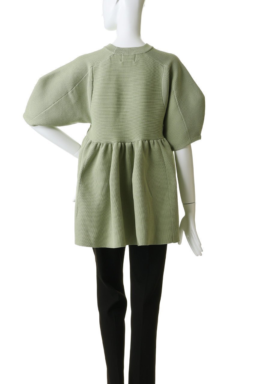 【クラネ/CLANE】のPEPLUM HALF SLEEVE KNIT TOPS ニット/セーター 人気、トレンドファッション・服の通販 founy(ファニー) 　ファッション　Fashion　レディースファッション　Fashion for Women　トップス・カットソー　Cut & Sew Tops　ニット　Knit Tops & Sweaters　カジュアルプルオーバー・ニットトップス　Pullovers & Knit Tops / Casual Pullovers　スリーブ　Sleeve, Long Sleeve / Short Sleeve　セーター　Sweater, Knitwear　フレア　Flare, Flared　ペプラム　Peplum, Flared Hem　新作・新入荷　New Arrivals / New In　other-4|ID: prp329100004880042 ipo3291000000036414336
