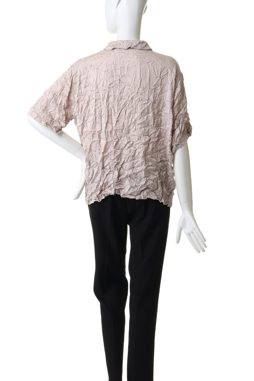 【ミズイロ インド/mizuiro ind】のwasher half slv shirt シャツ 人気、トレンドファッション・服の通販 founy(ファニー) 　ファッション　Fashion　レディースファッション　Fashion for Women　トップス・カットソー　Cut & Sew Tops　シャツ・ブラウス・オフィスカジュアル　Elegant Blouses & Button-Ups　おすすめ　Recommended / Our Picks　ショート　Short, Short Length　スリーブ　Sleeve, Long Sleeve / Short Sleeve　タンク　Tank Top, Sleeveless Top　ワッシャー　Washer, Crinkled Finish　エレガント 上品　Elegant　新作・新入荷　New Arrivals / New In　other-4|ID: prp329100004880043 ipo3291000000036414345