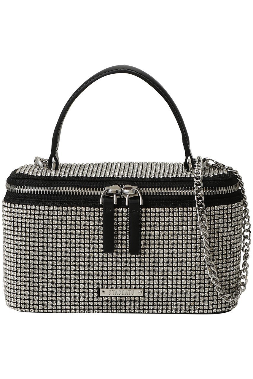 【スタッカート/STACCATO】のクリスタル2wayバニティバッグ インテリア・キッズ・メンズ・レディースファッション・服の通販 founy(ファニー) ファッション Fashion レディースファッション Fashion for Women バッグ Bags エレガント 上品 Elegant クリスタル Crystal, Swarovski コンビ Combo, Combination Style 新作・新入荷 New Arrivals / New In シルバー|ID: prp329100004880047 ipo3291000000036414375