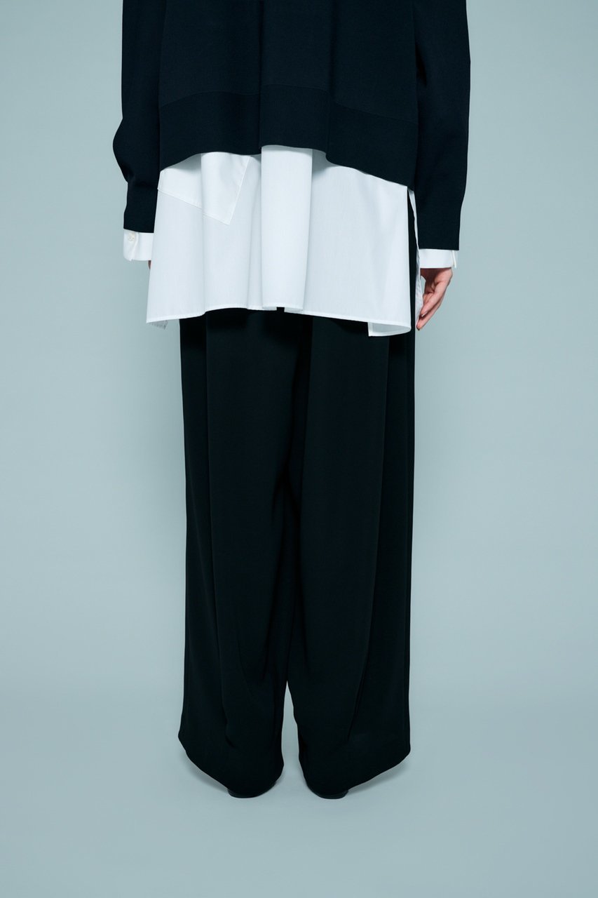 【エンフォルド/ENFOLD】のTUCK-HEM WIDE-COCOON PAN 大人の最旬トレンドファッション＆コーディネート founy(ファウニー) 　ファッション　Fashion　レディースファッション　Fashion for Women　パンツ　Pants & Trousers　エレガント 上品　Elegant　ストレッチ　Stretch, Stretchy Fabric　フォルム　Silhouette, Form　ワイド　Wide, Wide Fit　other-8|ID: prp329100004880057 ipo3291000000037240799
