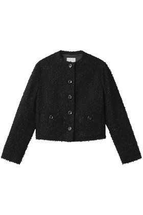 【ジェイドット/j.】 尾州ジャカードノーカラージャケット人気、トレンドファッション・服の通販 founy(ファニー) ファッション Fashion レディースファッション Fashion for Women アウター Coat / Outerwear Collection レディースジャケット・軽アウター Jackets ノーカラージャケット / シンプル上品コーデ Collarless Jackets オケージョン Occasion Wear ジャカード／ジャガード Jacquard, Woven Pattern ジャケット Jacket, Outerwear |ID:prp329100004880841