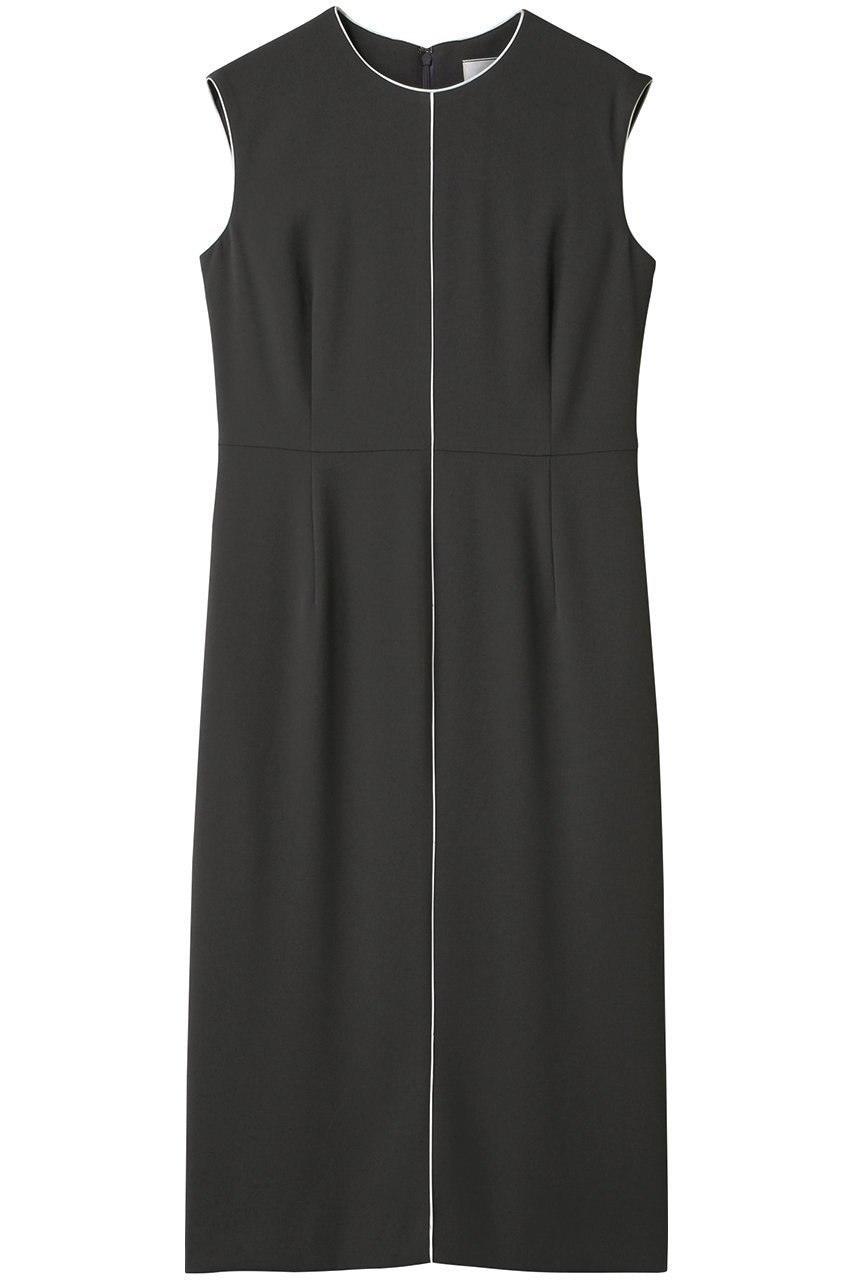 【ベイジ,/BEIGE,】のCINDY(シンディ)/クルーネックノースリーブワンピース 人気、トレンドファッション・服の通販 founy(ファニー) 　ファッション　Fashion　レディースファッション　Fashion for Women　ワンピース　Dresses　チュニック　Tunic Tops & Dresses　オケージョン　Occasion Wear　ジャケット　Jacket, Outerwear　センター　Center, Center Line　チュニック　Tunic, Long Top　パイピング　Piping, Trim Design　ファブリック　Fabric, Textile　ロング　Long, Long-Length　エレガント 上品　Elegant　 other-1|ID: prp329100004880882 ipo3291000000036430416