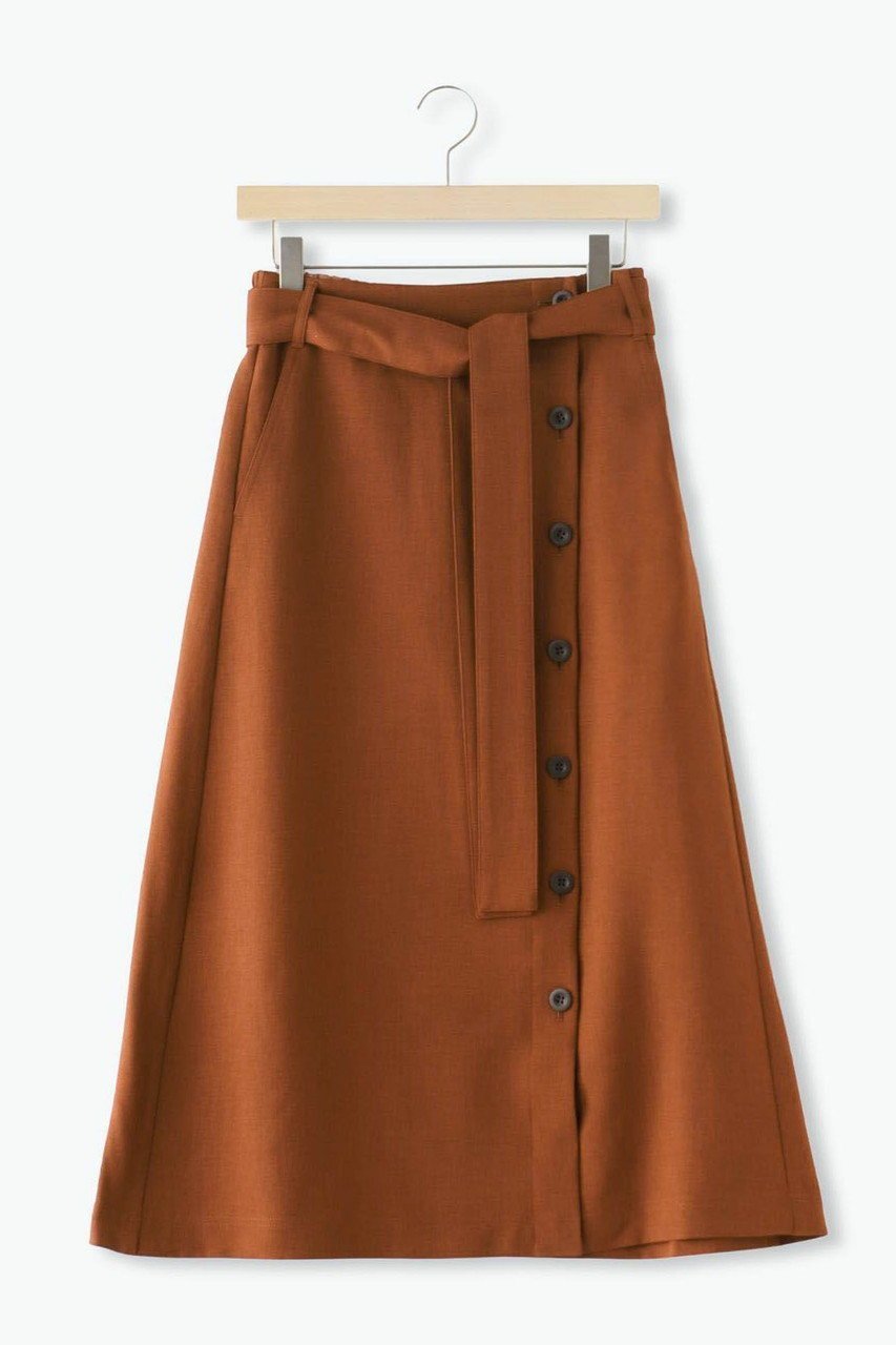 【レリル/lelill】のクールライトAラインSK インテリア・キッズ・メンズ・レディースファッション・服の通販 founy(ファニー) 　ファッション　Fashion　レディースファッション　Fashion for Women　スカート　Skirts　クール　Cool, Chic　シンプル　Simple, Minimal　バランス　Balance, Style Balance　夏　Summer　ボルドー|ID: prp329100004880885 ipo3291000000036430446