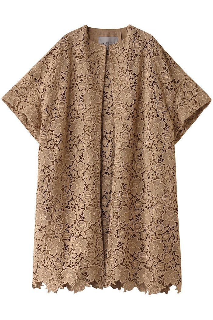 【オブリオ/AUBRIOT】のフラワーレース トッパーコート インテリア・キッズ・メンズ・レディースファッション・服の通販 founy(ファニー) https://founy.com/ ファッション Fashion レディースファッション Fashion for Women アウター Coat / Outerwear Collection コート・ロングコート・ピーコート Long Coats, Peacoats & More ケミカル Chemical, Chemical Wash コンパクト Compact, Small Size ショート Short, Short Length スリーブ Sleeve, Long Sleeve / Short Sleeve トッパー Topper, Light Cardigan フォルム Silhouette, Form フラワー Flower, Floral モダン Modern, Contemporary モチーフ Motif, Design Theme レース Lace, Lace Fabric |ID: prp329100004880892 ipo3291000000036828685