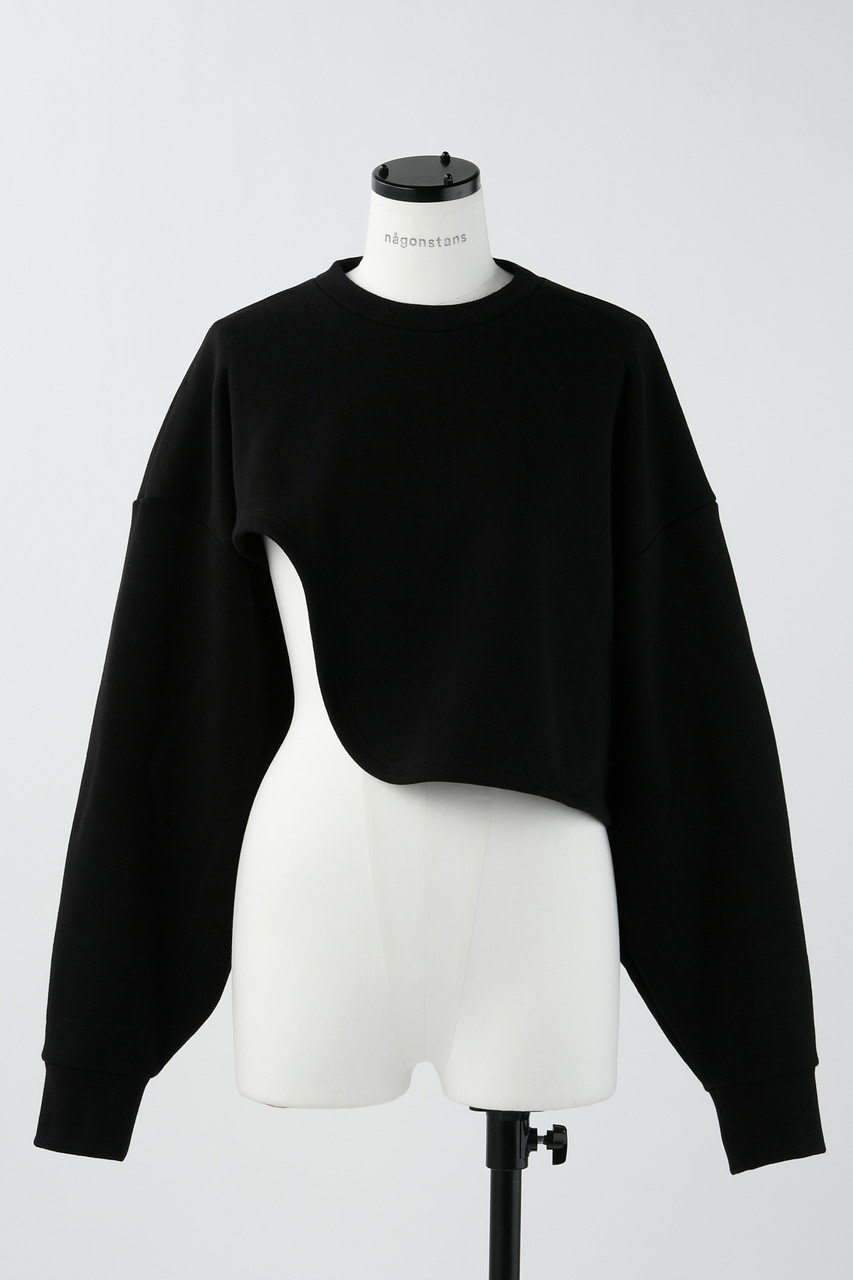 【ナゴンスタンス/nagonstans】のCO Sweat ARM COVER P.O/プルオーバー インテリア・キッズ・メンズ・レディースファッション・服の通販 founy(ファニー) 　ファッション　Fashion　レディースファッション　Fashion for Women　トップス・カットソー　Cut & Sew Tops　シャツ・ブラウス・オフィスカジュアル　Elegant Blouses & Button-Ups　レディースパーカー・カジュアルフーディー　Casual Hoodies & Sweatshirts　ロングTシャツ・Tシャツ　Longline T-Shirts & Tees　カジュアルプルオーバー・ニットトップス　Pullovers & Knit Tops / Casual Pullovers　スウェット・クルーネックトップス　Sweatshirts & Crewnecks / Relaxed Fit Sweat Tops　カットソー・ベーシックTシャツ　Cut-and-Sewn Tops / Stretch Tees & Basics　スリーブ　Sleeve, Long Sleeve / Short Sleeve　ドレス　Dress, One-Piece　ロング　Long, Long-Length　Black|ID: prp329100004880903 ipo3291000000036430595