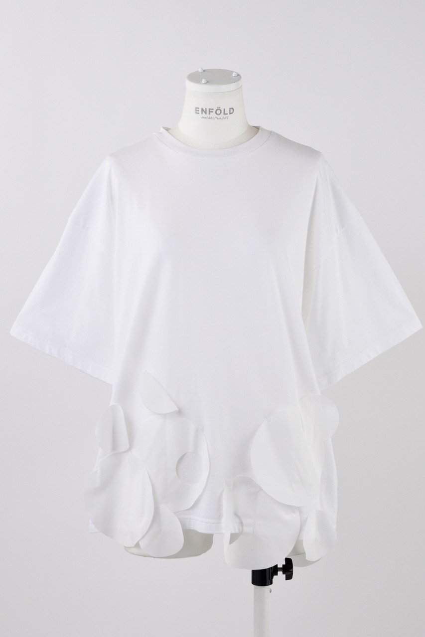 【エンフォルド/ENFOLD】のCIRCLE-HEM T-SHIRT/シャツ インテリア・キッズ・メンズ・レディースファッション・服の通販 founy(ファニー) ファッション Fashion レディースファッション Fashion for Women トップス・カットソー Cut & Sew Tops シャツ・ブラウス・オフィスカジュアル Elegant Blouses & Button-Ups ロングTシャツ・Tシャツ Longline T-Shirts & Tees カットソー・ベーシックTシャツ Cut-and-Sewn Tops / Stretch Tees & Basics おすすめ Recommended / Our Picks ショート Short, Short Length シンプル Simple, Minimal スリーブ Sleeve, Long Sleeve / Short Sleeve モチーフ Motif, Design Theme 今季 This Season, Current Season ホワイト|ID: prp329100004880914 ipo3291000000036430808