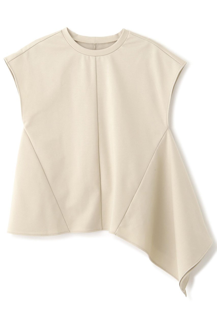 【アドーア/ADORE】のハイテンションポンチカットソー インテリア・キッズ・メンズ・レディースファッション・服の通販 founy(ファニー) ファッション Fashion レディースファッション Fashion for Women トップス・カットソー Cut & Sew Tops シャツ・ブラウス・オフィスカジュアル Elegant Blouses & Button-Ups ロングTシャツ・Tシャツ Longline T-Shirts & Tees カットソー・ベーシックTシャツ Cut-and-Sewn Tops / Stretch Tees & Basics アシンメトリー Asymmetrical Style カットソー Cut and Sewn Top ショート Short, Short Length シンプル Simple, Minimal スリーブ Sleeve, Long Sleeve / Short Sleeve ボトム Bottoms, Lower Wear ベージュ|ID: prp329100004880924 ipo3291000000036430898