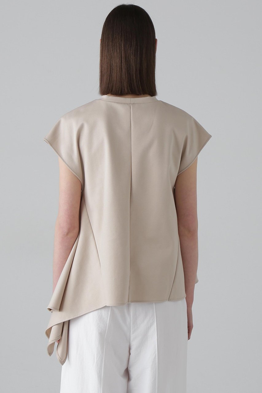 【アドーア/ADORE】のハイテンションポンチカットソー 人気、トレンドファッション・服の通販 founy(ファニー) ファッション Fashion レディースファッション Fashion for Women トップス・カットソー Cut & Sew Tops シャツ・ブラウス・オフィスカジュアル Elegant Blouses & Button-Ups ロングTシャツ・Tシャツ Longline T-Shirts & Tees カットソー・ベーシックTシャツ Cut-and-Sewn Tops / Stretch Tees & Basics アシンメトリー Asymmetrical Style カットソー Cut and Sewn Top ショート Short, Short Length シンプル Simple, Minimal スリーブ Sleeve, Long Sleeve / Short Sleeve ボトム Bottoms, Lower Wear other-5|ID: prp329100004880924 ipo3291000000036430902