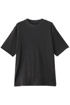 【スリー ドッツ/three dots】の【UNISEX】スマイルダブルコットンショートスリーブ 人気、トレンドファッション・服の通販 founy(ファニー) ファッション Fashion レディースファッション Fashion for Women トップス・カットソー Cut & Sew Tops シャツ・ブラウス・オフィスカジュアル Elegant Blouses & Button-Ups ロングTシャツ・Tシャツ Longline T-Shirts & Tees カットソー・ベーシックTシャツ Cut-and-Sewn Tops / Stretch Tees & Basics ユニセックス Unisex, Genderless ショート Short, Short Length シンプル Simple, Minimal スリーブ Sleeve, Long Sleeve / Short Sleeve リラックス Relax, Relaxed Fit 無地 Plain, Solid Color thumbnail ソフトブラック|ID: prp329100004880926 ipo3291000000036430919