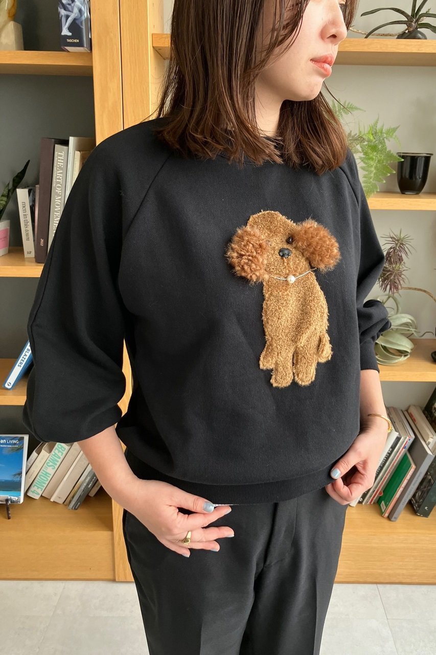 【ミュベール/MUVEIL】の【ELLE SHOP 限定】トイプードルボリュームスリーブスウェット 人気、トレンドファッション・服の通販 founy(ファニー) ファッション Fashion レディースファッション Fashion for Women トップス・カットソー Cut & Sew Tops シャツ・ブラウス・オフィスカジュアル Elegant Blouses & Button-Ups レディースパーカー・カジュアルフーディー Casual Hoodies & Sweatshirts ロングTシャツ・Tシャツ Longline T-Shirts & Tees スウェット・クルーネックトップス Sweatshirts & Crewnecks / Relaxed Fit Sweat Tops カットソー・ベーシックTシャツ Cut-and-Sewn Tops / Stretch Tees & Basics ボリューム袖・フリルスリーブブラウス Voluminous & Ruffle Sleeves / Puffy Sleeve Tops コンパクト Compact, Small Size スリーブ Sleeve, Long Sleeve / Short Sleeve バルーン Balloon, Balloon Silhouette パール Pearl, Pearl Accent エレガント 上品 Elegant 別注 Limited Edition, Custom Order 吸水 Absorbent, Quick-Dry other-6|ID: prp329100004880930 ipo3291000000036430954