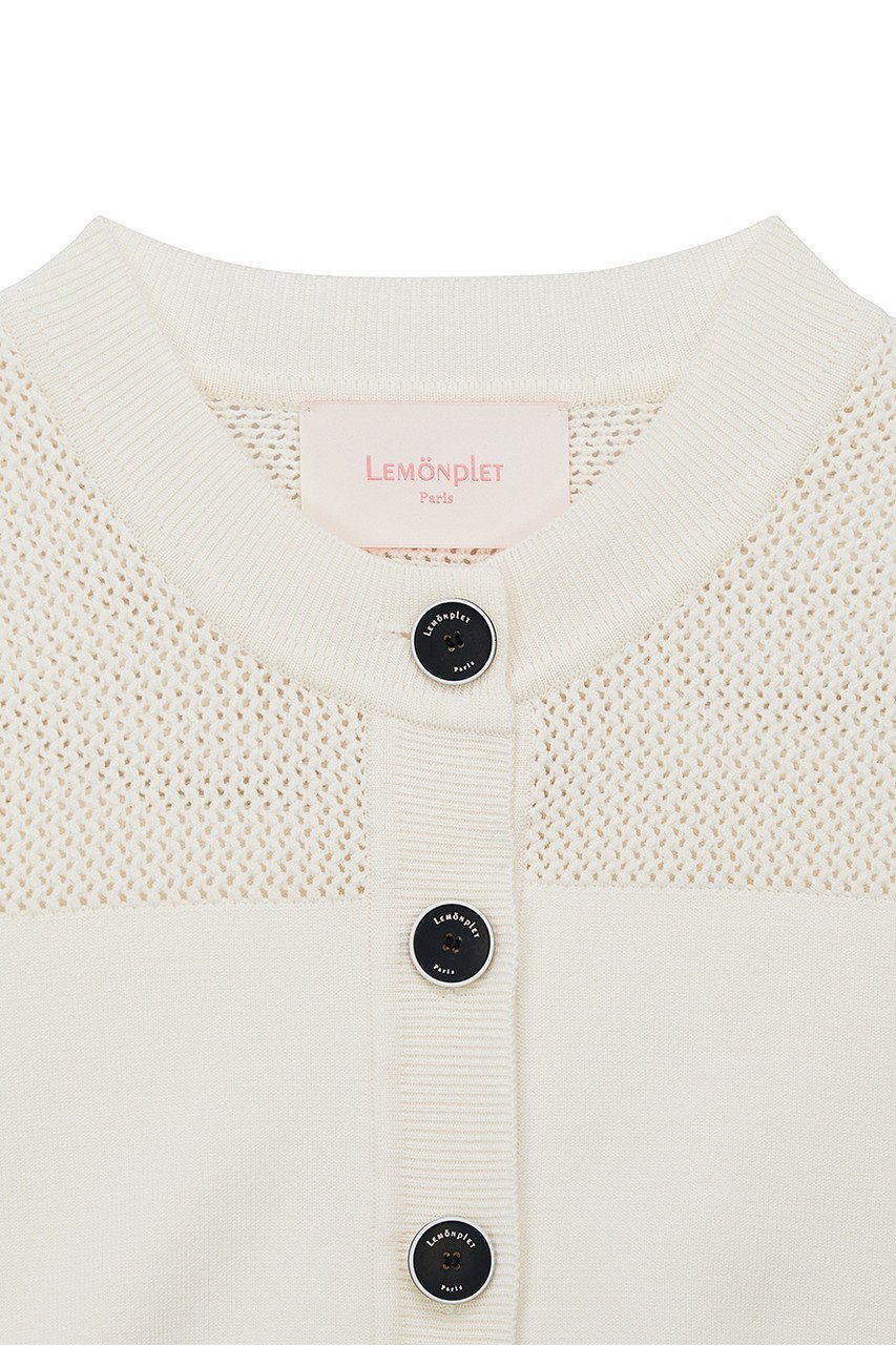 【レモンプレット/Lemonplet】のDUE KNITTED CARDIGAN 人気、トレンドファッション・服の通販 founy(ファニー) ファッション Fashion レディースファッション Fashion for Women トップス・カットソー Cut & Sew Tops ニット Knit Tops & Sweaters カーディガン・羽織り Layered Style Cardigans シャツ・ブラウス・オフィスカジュアル Elegant Blouses & Button-Ups ロングTシャツ・Tシャツ Longline T-Shirts & Tees カットソー・ベーシックTシャツ Cut-and-Sewn Tops / Stretch Tees & Basics カーディガン Cardigan, Knitwear シンプル Simple, Minimal スリム Slim, Slim Fit テクスチャー Texture, Textured Fabric フィット Fit, Slim Fit エレガント 上品 Elegant 透かし Cut-Out, Lacework other-2|ID: prp329100004880931 ipo3291000000036430959