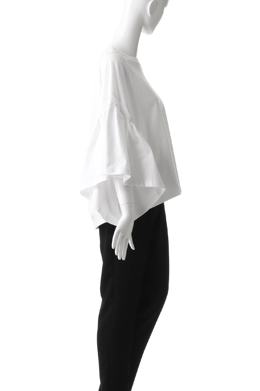 【プルミエ アロンディスモン/1er Arrondissement】の【COG THE BIGSMOKE】LAURA ギャザースリーブトップス 人気、トレンドファッション・服の通販 founy(ファニー) ファッション Fashion レディースファッション Fashion for Women トップス・カットソー Cut & Sew Tops シャツ・ブラウス・オフィスカジュアル Elegant Blouses & Button-Ups ロングTシャツ・Tシャツ Longline T-Shirts & Tees カットソー・ベーシックTシャツ Cut-and-Sewn Tops / Stretch Tees & Basics ギャザー Gathered, Ruffled ショート Short, Short Length スリーブ Sleeve, Long Sleeve / Short Sleeve フレア Flare, Flared other-3|ID: prp329100004880935 ipo3291000000036430997