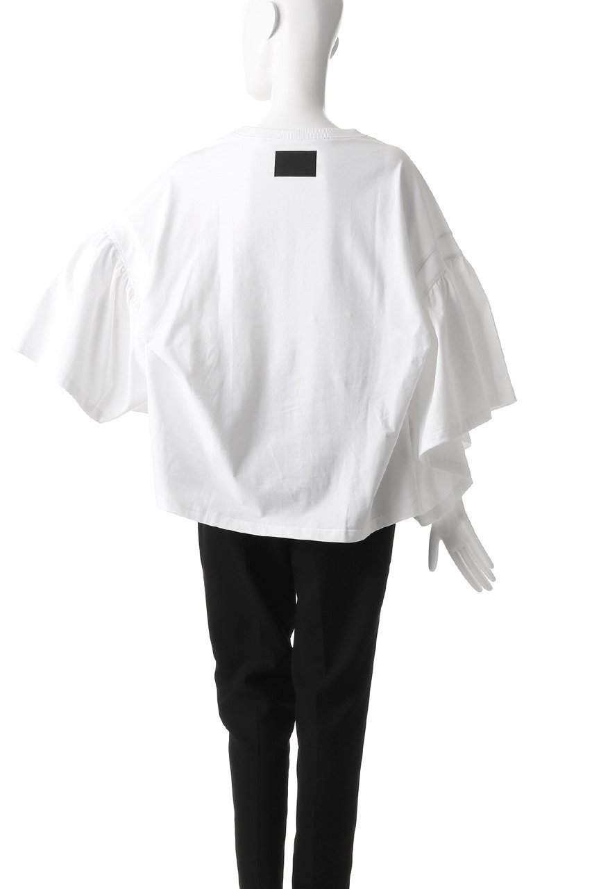 【プルミエ アロンディスモン/1er Arrondissement】の【COG THE BIGSMOKE】LAURA ギャザースリーブトップス 人気、トレンドファッション・服の通販 founy(ファニー) ファッション Fashion レディースファッション Fashion for Women トップス・カットソー Cut & Sew Tops シャツ・ブラウス・オフィスカジュアル Elegant Blouses & Button-Ups ロングTシャツ・Tシャツ Longline T-Shirts & Tees カットソー・ベーシックTシャツ Cut-and-Sewn Tops / Stretch Tees & Basics ギャザー Gathered, Ruffled ショート Short, Short Length スリーブ Sleeve, Long Sleeve / Short Sleeve フレア Flare, Flared other-4|ID: prp329100004880935 ipo3291000000036430998