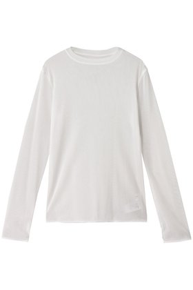 【ガリャルダガランテ/GALLARDAGALANTE】 【La nature linge】シアーチュールトップス人気、トレンドファッション・服の通販 founy(ファニー) ファッション Fashion レディースファッション Fashion for Women トップス・カットソー Cut & Sew Tops シャツ・ブラウス・オフィスカジュアル Elegant Blouses & Button-Ups ロングTシャツ・Tシャツ Longline T-Shirts & Tees カットソー・ベーシックTシャツ Cut-and-Sewn Tops / Stretch Tees & Basics お家時間・ステイホーム Stay Home / At Home なめらか Smooth, Silky Texture インナー Innerwear コンパクト Compact, Small Size ジャケット Jacket, Outerwear スリーブ Sleeve, Long Sleeve / Short Sleeve チュール Tulip, Tulip Motif ベスト Vest, Waistcoat ベーシック Basic, Essential ロング Long, Long-Length |ID:prp329100004880944