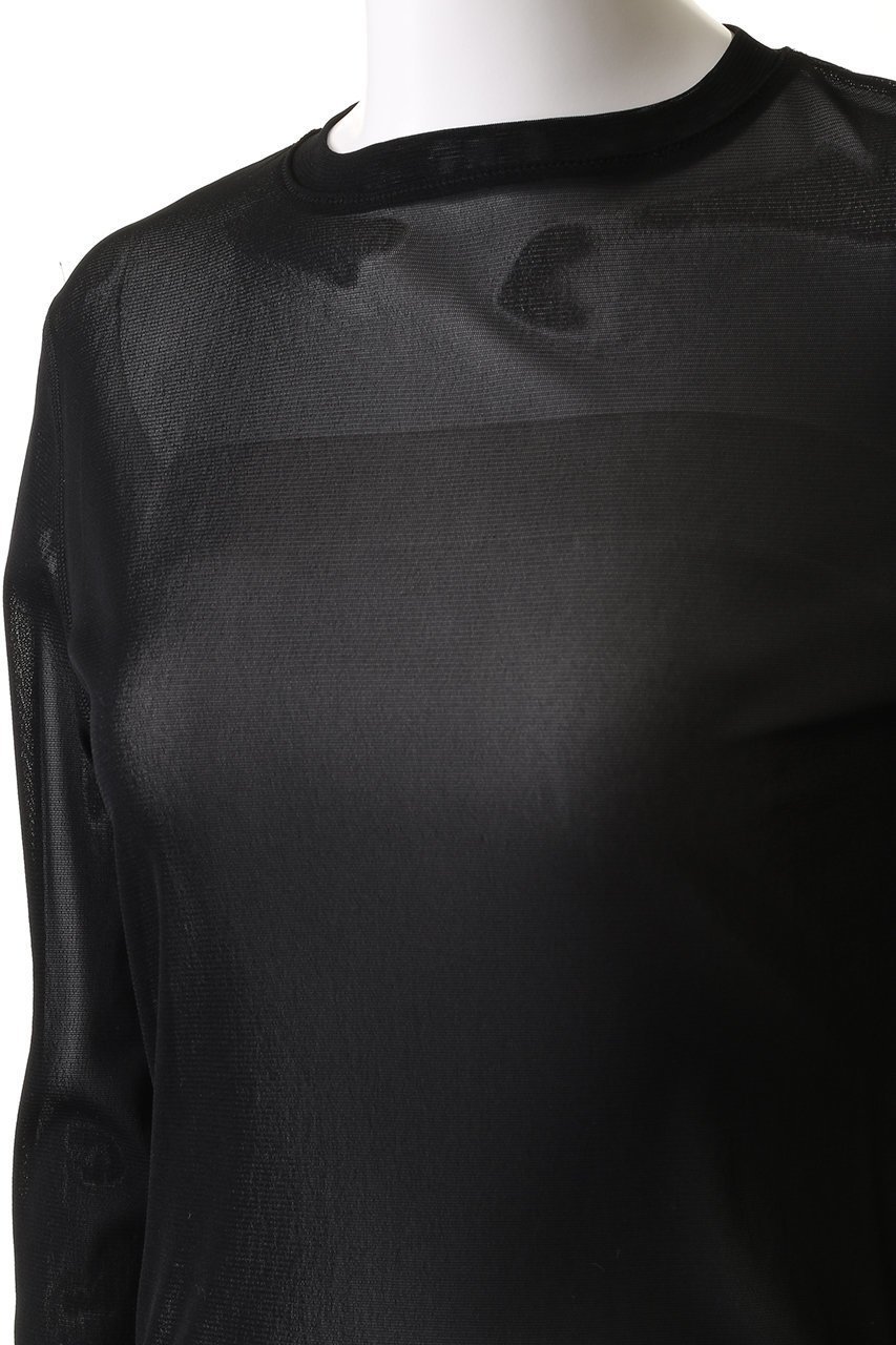 【ガリャルダガランテ/GALLARDAGALANTE】の【La nature linge】シアーチュールトップス 人気、トレンドファッション・服の通販 founy(ファニー) 　ファッション　Fashion　レディースファッション　Fashion for Women　トップス・カットソー　Cut & Sew Tops　シャツ・ブラウス・オフィスカジュアル　Elegant Blouses & Button-Ups　ロングTシャツ・Tシャツ　Longline T-Shirts & Tees　カットソー・ベーシックTシャツ　Cut-and-Sewn Tops / Stretch Tees & Basics　お家時間・ステイホーム　Stay Home / At Home　なめらか　Smooth, Silky Texture　インナー　Innerwear　コンパクト　Compact, Small Size　ジャケット　Jacket, Outerwear　スリーブ　Sleeve, Long Sleeve / Short Sleeve　チュール　Tulip, Tulip Motif　ベスト　Vest, Waistcoat　ベーシック　Basic, Essential　ロング　Long, Long-Length　other-5|ID: prp329100004880944 ipo3291000000036431071