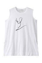 【ヒューエルミュージアム/hueLe Museum】の【STUMBLY】Eri Yoshida Collaboration Tank 人気、トレンドファッション・服の通販 founy(ファニー) ファッション Fashion レディースファッション Fashion for Women トップス・カットソー Cut & Sew Tops キャミソール&ノースリーブ Camisoles & Sleeveless Tops シャツ・ブラウス・オフィスカジュアル Elegant Blouses & Button-Ups ロングTシャツ・Tシャツ Longline T-Shirts & Tees カットソー・ベーシックTシャツ Cut-and-Sewn Tops / Stretch Tees & Basics インナー Innerwear キャミソール Camisole, Spaghetti Strap Top スリット Slit, Slit Detail タンク Tank Top, Sleeveless Top 夏 Summer 春 Spring thumbnail ブラック|ID: prp329100004880964 ipo3291000000036431219