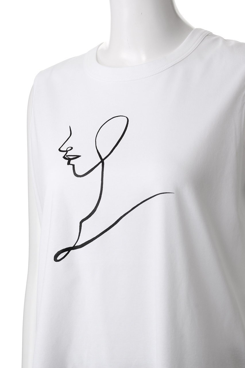 【ヒューエルミュージアム/hueLe Museum】の【STUMBLY】Eri Yoshida Collaboration Tank 人気、トレンドファッション・服の通販 founy(ファニー) 　ファッション　Fashion　レディースファッション　Fashion for Women　トップス・カットソー　Cut & Sew Tops　キャミソール&ノースリーブ　Camisoles & Sleeveless Tops　シャツ・ブラウス・オフィスカジュアル　Elegant Blouses & Button-Ups　ロングTシャツ・Tシャツ　Longline T-Shirts & Tees　カットソー・ベーシックTシャツ　Cut-and-Sewn Tops / Stretch Tees & Basics　インナー　Innerwear　キャミソール　Camisole, Spaghetti Strap Top　スリット　Slit, Slit Detail　タンク　Tank Top, Sleeveless Top　夏　Summer　春　Spring　other-5|ID: prp329100004880964 ipo3291000000036431224