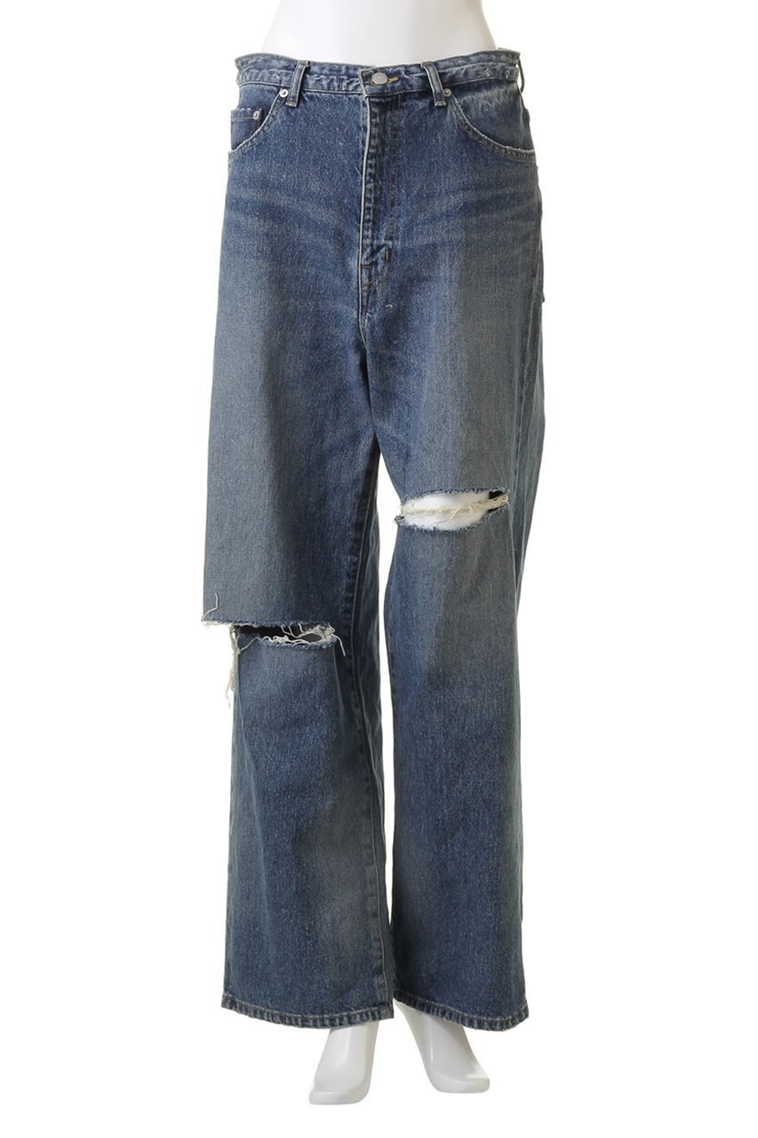 【ウィムガゼット/Whim Gazette】の【GEMINI】ダメージデニム 人気、トレンドファッション・服の通販 founy(ファニー) ファッション Fashion レディースファッション Fashion for Women パンツ Pants & Trousers デニムパンツ・ジーンズ・美脚デニム Denim Jeans & Pants おすすめ Recommended / Our Picks ストリング String, Drawstring ストレート Straight, Straight Cut ダメージ Distressed, Destroyed デニム Denim, Jeans Material パッチ Patch, Appliqué ポケット Pocket, Pocket Detail ヴィンテージ Vintage Style other-2|ID: prp329100004880972 ipo3291000000036431282