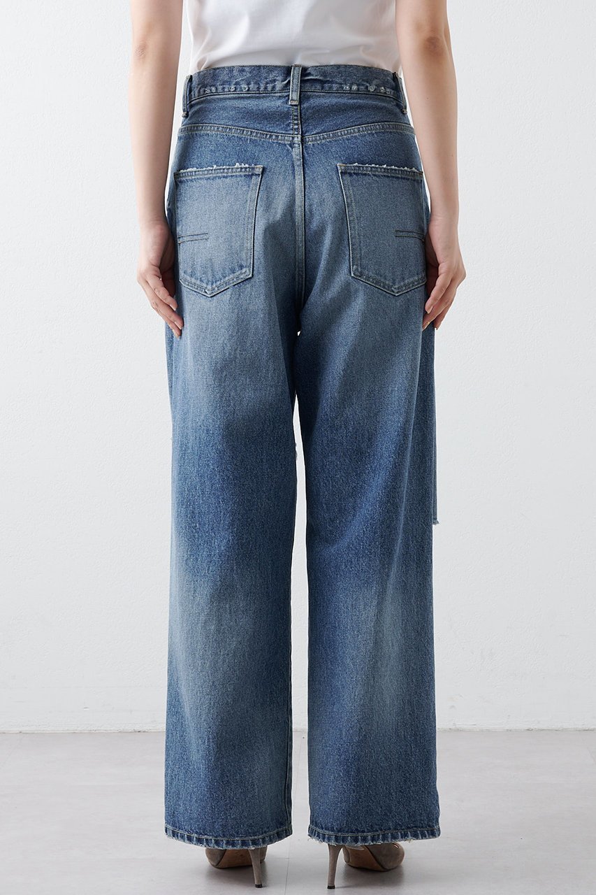 【ウィムガゼット/Whim Gazette】の【GEMINI】ダメージデニム 人気、トレンドファッション・服の通販 founy(ファニー) ファッション Fashion レディースファッション Fashion for Women パンツ Pants & Trousers デニムパンツ・ジーンズ・美脚デニム Denim Jeans & Pants おすすめ Recommended / Our Picks ストリング String, Drawstring ストレート Straight, Straight Cut ダメージ Distressed, Destroyed デニム Denim, Jeans Material パッチ Patch, Appliqué ポケット Pocket, Pocket Detail ヴィンテージ Vintage Style other-8|ID: prp329100004880972 ipo3291000000036431288