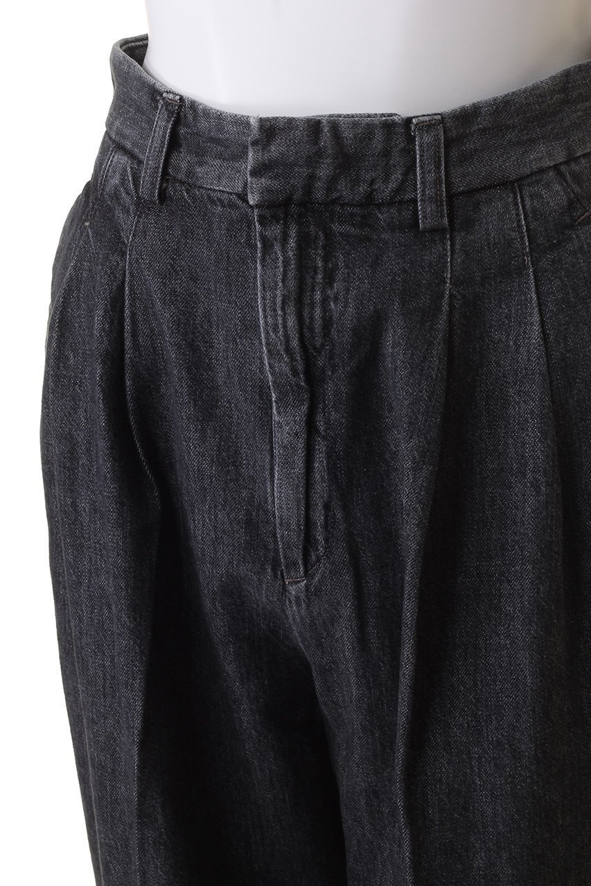 【サードマガジン/THIRD MAGAZINE】のデニムタックパンツ 人気、トレンドファッション・服の通販 founy(ファニー) 　ファッション　Fashion　レディースファッション　Fashion for Women　パンツ　Pants & Trousers　デニムパンツ・ジーンズ・美脚デニム　Denim Jeans & Pants　おすすめ　Recommended / Our Picks　クロップド　Cropped, Short Length　デニム　Denim, Jeans Material　トレンド　Trend, Trending Now　バランス　Balance, Style Balance　バルーン　Balloon, Balloon Silhouette　マニッシュ　Mannish, Boyish　ロング　Long, Long-Length　other-5|ID: prp329100004880979 ipo3291000000036431334