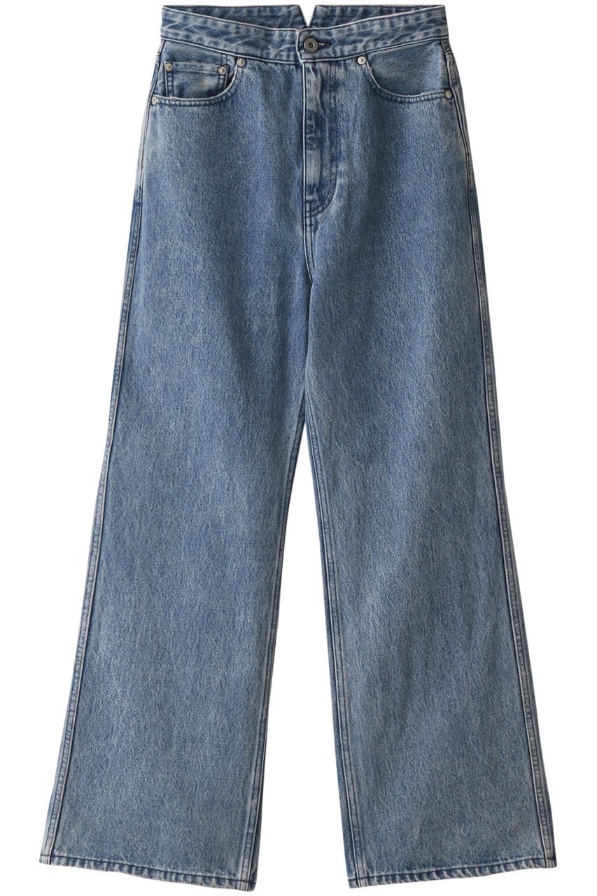 【エリオポール/heliopole】の【woadblue】HW Semi-Wide Flareパンツ インテリア・キッズ・メンズ・レディースファッション・服の通販 founy(ファウニー) 　ファッション　Fashion　レディースファッション　Fashion for Women　パンツ　Pants & Trousers　デニムパンツ・ジーンズ・美脚デニム　Denim Jeans & Pants　おすすめ　Recommended / Our Picks　デニム　Denim, Jeans Material　ブルー|ID: prp329100004881021 ipo3291000000036864692