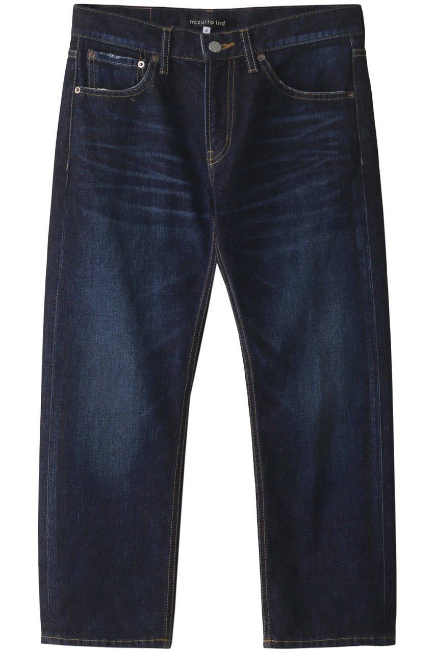 【ミズイロ インド/mizuiro ind】のdistressed 4/5 length denim デニム 人気、トレンドファッション・服の通販 founy(ファニー) 　ファッション　Fashion　レディースファッション　Fashion for Women　パンツ　Pants & Trousers　デニムパンツ・ジーンズ・美脚デニム　Denim Jeans & Pants　シンプル　Simple, Minimal　スウェット / スエット　Sweatshirt, Sweatwear　スリム　Slim, Slim Fit　デニム　Denim, Jeans Material　トレンド　Trend, Trending Now　バランス　Balance, Style Balance　 other-1|ID: prp329100004881024 ipo3291000000036431749