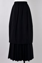 【ナゴンスタンス/nagonstans】のWater Repellentストレッチ レイヤードSK/スカート 人気、トレンドファッション・服の通販 founy(ファニー) ファッション Fashion レディースファッション Fashion for Women スカート Skirts ロングスカート Long Skirts / Maxi & Midi Skirts シンプル Simple, Minimal ストレッチ Stretch, Stretchy Fabric プリーツ Pleats, Pleated ロング Long, Long-Length 夏 Summer thumbnail Black|ID: prp329100004881047 ipo3291000000036432186