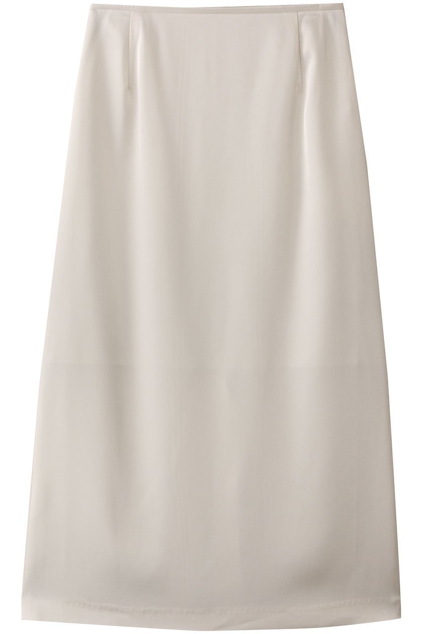【ジェイドット/j.】のダブルサテンストレートスカート インテリア・キッズ・メンズ・レディースファッション・服の通販 founy(ファニー) 　ファッション　Fashion　レディースファッション　Fashion for Women　スカート　Skirts　ロングスカート　Long Skirts / Maxi & Midi Skirts　シンプル　Simple, Minimal　ストレート　Straight, Straight Cut　ファブリック　Fabric, Textile　リュクス　Luxury, Elegant, High-End, Chic　ロング　Long, Long-Length　エレガント 上品　Elegant　オフホワイト|ID: prp329100004881049 ipo3291000000036432198