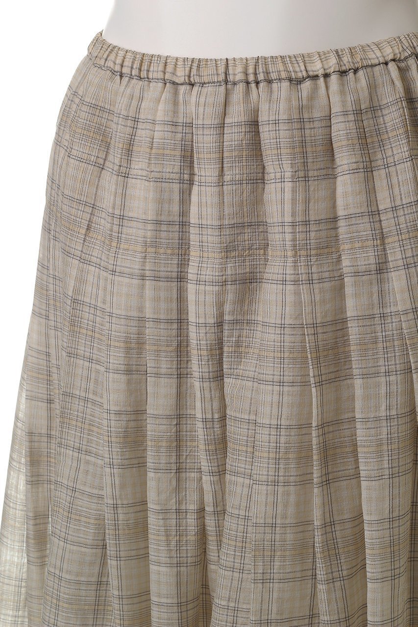 【オブリオ/AUBRIOT】のシアーチェックミディスカート 人気、トレンドファッション・服の通販 founy(ファニー) 　ファッション　Fashion　レディースファッション　Fashion for Women　スカート　Skirts　ロングスカート　Long Skirts / Maxi & Midi Skirts　イタリア　Italy　シルク　Silk, 100% Silk　チェック　Check, Plaid, Tartan　フェミニン　Feminine, Girly　ロング　Long, Long-Length　other-5|ID: prp329100004881052 ipo3291000000036432222
