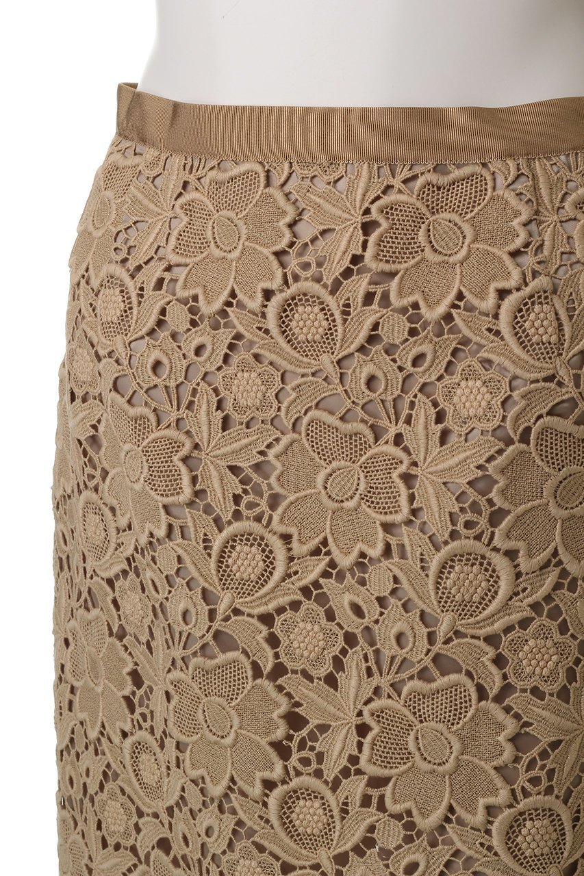 【オブリオ/AUBRIOT】のフラワーレース ペンシルスカート 人気、トレンドファッション・服の通販 founy(ファニー) 　ファッション　Fashion　レディースファッション　Fashion for Women　スカート　Skirts　エレガント 上品　Elegant　クラシック　Classic, Timeless Style　ケミカル　Chemical, Chemical Wash　フラワー　Flower, Floral　ペンシル　Pencil, Pencil Skirt　モダン　Modern, Contemporary　モチーフ　Motif, Design Theme　レース　Lace, Lace Fabric　other-5|ID: prp329100004881055 ipo3291000000036432250