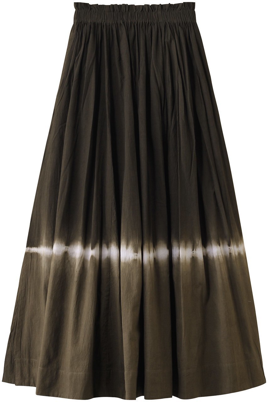 【マリリンムーン/MARILYN MOON】の【WALANCE】コットンギャザースカート インテリア・キッズ・メンズ・レディースファッション・服の通販 founy(ファニー) 　ファッション　Fashion　レディースファッション　Fashion for Women　スカート　Skirts　ロングスカート　Long Skirts / Maxi & Midi Skirts　ギャザー　Gathered, Ruffled　グラデーション　Gradient, Ombre　リラックス　Relax, Relaxed Fit　ロング　Long, Long-Length　スミブラック|ID: prp329100004881059 ipo3291000000036432269