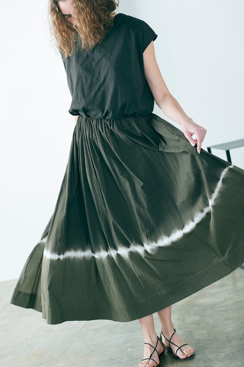 【マリリンムーン/MARILYN MOON】の【WALANCE】コットンギャザースカート 人気、トレンドファッション・服の通販 founy(ファニー) 　ファッション　Fashion　レディースファッション　Fashion for Women　スカート　Skirts　ロングスカート　Long Skirts / Maxi & Midi Skirts　ギャザー　Gathered, Ruffled　グラデーション　Gradient, Ombre　リラックス　Relax, Relaxed Fit　ロング　Long, Long-Length　other-6|ID: prp329100004881059 ipo3291000000036432276