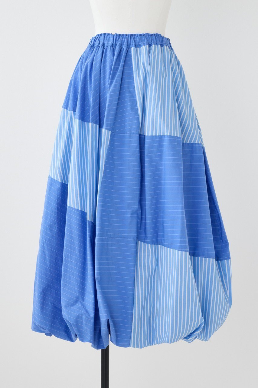 【ナゴンスタンス/nagonstans】のポプリンStripe ドレープバルーンSK/スカート 人気、トレンドファッション・服の通販 founy(ファニー) 　ファッション　Fashion　レディースファッション　Fashion for Women　スカート　Skirts　ロングスカート　Long Skirts / Maxi & Midi Skirts　ドレープ　Drape, Draping Fabric　ミックス　Mix, Mixed Style　ロング　Long, Long-Length　other-3|ID: prp329100004881060 ipo3291000000036432282