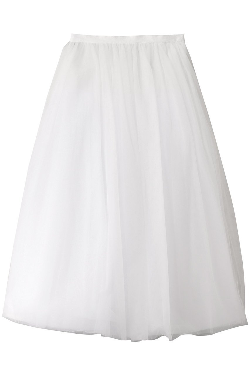 【ハー/HER.】のチュールスカート インテリア・キッズ・メンズ・レディースファッション・服の通販 founy(ファニー) 　ファッション　Fashion　レディースファッション　Fashion for Women　スカート　Skirts　ロングスカート　Long Skirts / Maxi & Midi Skirts　ギャザー　Gathered, Ruffled　シンプル　Simple, Minimal　チュール　Tulip, Tulip Motif　ロング　Long, Long-Length　オフホワイト|ID: prp329100004881064 ipo3291000000036432309