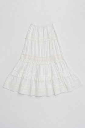 【プランク プロジェクト/PRANK PROJECT】のコットンレースマキシスカート / Cotton Lace Maxi Skirt 人気、トレンドファッション・服の通販 founy(ファニー) ファッション Fashion レディースファッション Fashion for Women スカート Skirts ロングスカート Long Skirts / Maxi & Midi Skirts シューズ Shoes, Footwear ジャケット Jacket, Outerwear セットアップ Set-Up, Coordinated Outfit フリル Frill, Ruffle マキシ Maxi, Full Length レース Lace, Lace Fabric ロング Long, Long-Length 今季 This Season, Current Season |ID:prp329100004881066