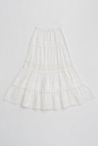 【プランク プロジェクト/PRANK PROJECT】のコットンレースマキシスカート / Cotton Lace Maxi Skirt 人気、トレンドファッション・服の通販 founy(ファニー) ファッション Fashion レディースファッション Fashion for Women スカート Skirts ロングスカート Long Skirts / Maxi & Midi Skirts シューズ Shoes, Footwear ジャケット Jacket, Outerwear セットアップ Set-Up, Coordinated Outfit フリル Frill, Ruffle マキシ Maxi, Full Length レース Lace, Lace Fabric ロング Long, Long-Length 今季 This Season, Current Season thumbnail WHT(ホワイト)|ID: prp329100004881066 ipo3291000000036432323
