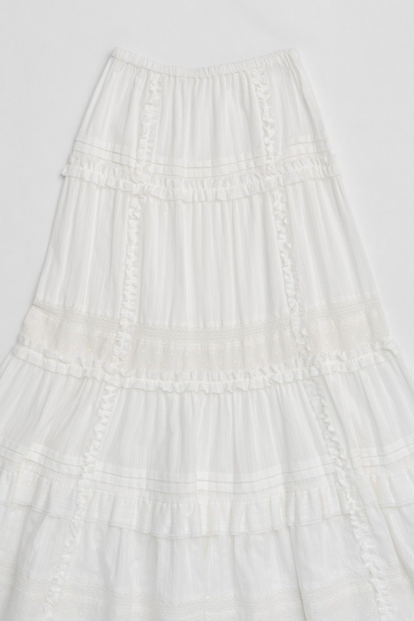 【プランク プロジェクト/PRANK PROJECT】のコットンレースマキシスカート / Cotton Lace Maxi Skirt 人気、トレンドファッション・服の通販 founy(ファニー) ファッション Fashion レディースファッション Fashion for Women スカート Skirts ロングスカート Long Skirts / Maxi & Midi Skirts シューズ Shoes, Footwear ジャケット Jacket, Outerwear セットアップ Set-Up, Coordinated Outfit フリル Frill, Ruffle マキシ Maxi, Full Length レース Lace, Lace Fabric ロング Long, Long-Length 今季 This Season, Current Season other-2|ID: prp329100004881066 ipo3291000000036432325