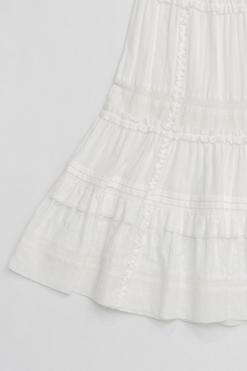 【プランク プロジェクト/PRANK PROJECT】のコットンレースマキシスカート / Cotton Lace Maxi Skirt 人気、トレンドファッション・服の通販 founy(ファニー) ファッション Fashion レディースファッション Fashion for Women スカート Skirts ロングスカート Long Skirts / Maxi & Midi Skirts シューズ Shoes, Footwear ジャケット Jacket, Outerwear セットアップ Set-Up, Coordinated Outfit フリル Frill, Ruffle マキシ Maxi, Full Length レース Lace, Lace Fabric ロング Long, Long-Length 今季 This Season, Current Season other-3|ID: prp329100004881066 ipo3291000000036432326