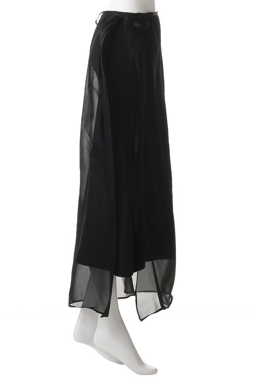 【セアン/SCEARN】のSILK SATIN ORGANDIE スカート 人気、トレンドファッション・服の通販 founy(ファニー) ファッション Fashion レディースファッション Fashion for Women スカート Skirts ロングスカート Long Skirts / Maxi & Midi Skirts オーガンジー Organza Fabric サテン Satin, Glossy Fabric シルク Silk, 100% Silk パーティ Party, Party Style ラップ Wrap, Wrap Design リボン Ribbon, Bow ロング Long, Long-Length other-3|ID: prp329100004881068 ipo3291000000036432346