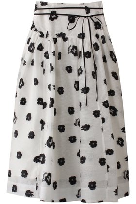 【メゾンスペシャル/MAISON SPECIAL】 Sheer Fabric Floral Pattern Narrow Belt Volume Silhouette Skirt/シアーフラワーナローベルトボリュームスカート人気、トレンドファッション・服の通販 founy(ファニー) ファッション Fashion レディースファッション Fashion for Women スカート Skirts ロングスカート Long Skirts / Maxi & Midi Skirts ベルト&ウエストマーク Belts & Waist Accessories エアリー Airy Texture 春 Spring ガーリー Girly, Feminine Style シアー Sheer, See-Through スニーカー Sneakers, Trainers セットアップ Set-Up, Coordinated Outfit ラグジュアリー Luxury, Elegant ロング Long, Long-Length おすすめ Recommended / Our Picks エレガント 上品 Elegant |ID:prp329100004881073