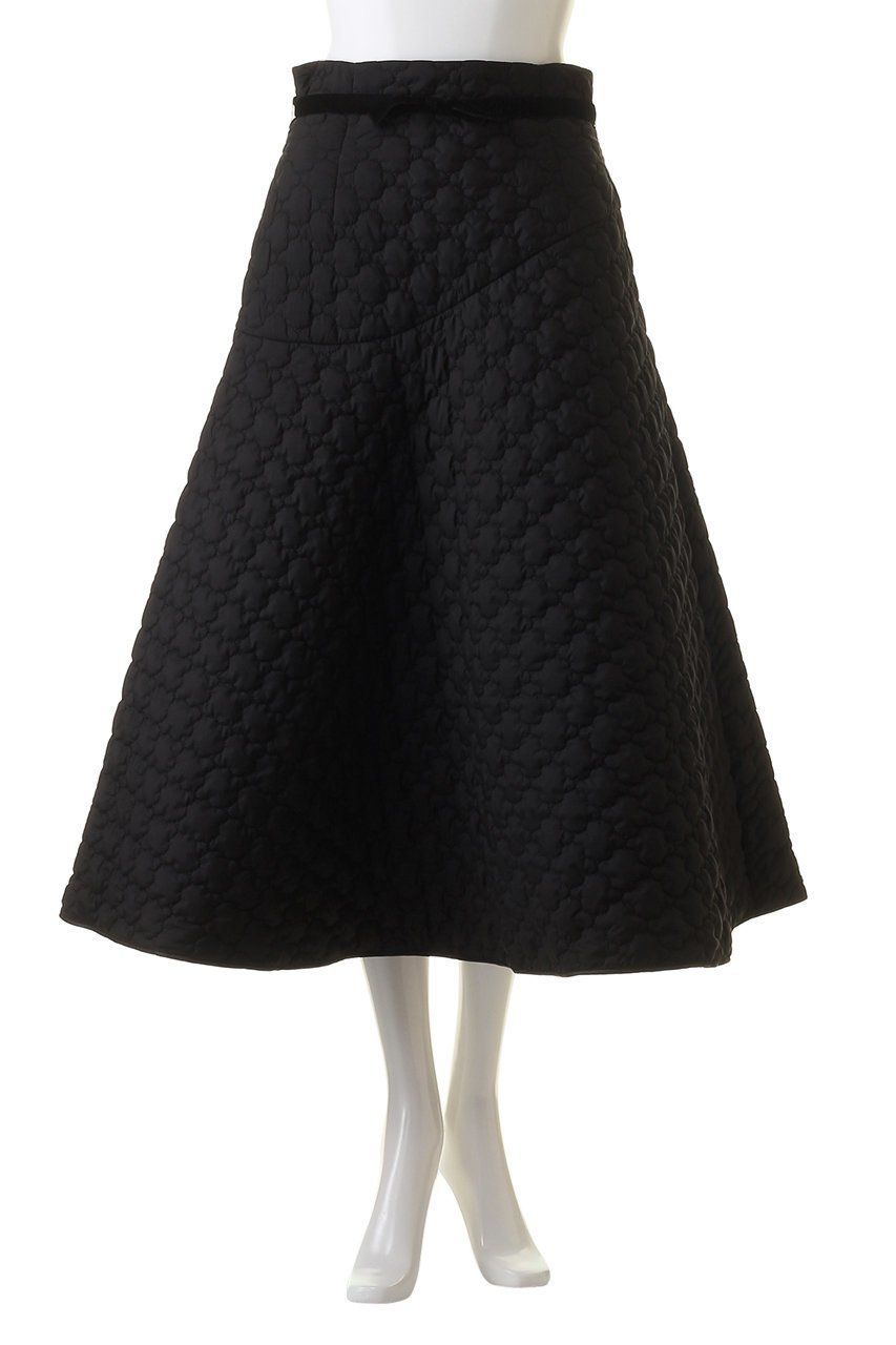 【アミカ/AMICA】のボヤージュスカート 人気、トレンドファッション・服の通販 founy(ファニー) 　ファッション　Fashion　レディースファッション　Fashion for Women　スカート　Skirts　おすすめ　Recommended / Our Picks　アシンメトリー　Asymmetrical Style　エアリー　Airy Texture　キルティング　Quilted, Quilting　ティアードスカート　Tiered Skirt, Flounced Skirt　ベロア　Velour, Soft Velvet　リボン　Ribbon, Bow　秋　Autumn　other-2|ID: prp329100004881076 ipo3291000000036432403