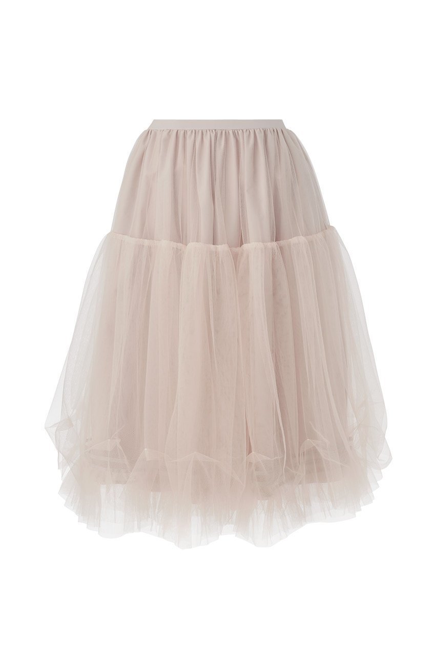 【デイジーリン/DAISY LIN】のSkirt “Prima Tulle Ⅱ” インテリア・キッズ・メンズ・レディースファッション・服の通販 founy(ファウニー) 　ファッション　Fashion　レディースファッション　Fashion for Women　スカート　Skirts　カットソー　Cut and Sewn Top　ジャケット　Jacket, Outerwear　チュール　Tulip, Tulip Motif　パウダー　Powder, Soft Tone　パーティ　Party, Party Style　ペチコート　Petticoat, Underskirt　ランダム　Random, Irregular　定番　Standard, Basic Item　旅行　Travel　洗える　Machine Washable　パウダーベージュ|ID: prp329100004881109 ipo3291000000036563381