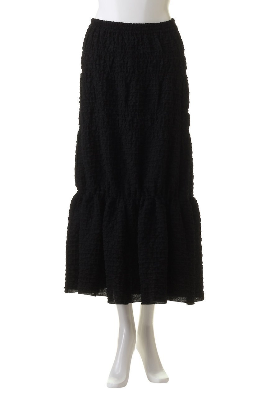 【マリリンムーン/MARILYN MOON】のパフィージャカードシャーリングスカート 人気、トレンドファッション・服の通販 founy(ファニー) ファッション Fashion レディースファッション Fashion for Women スカート Skirts ロングスカート Long Skirts / Maxi & Midi Skirts シャーリング Shirring, Ruched ジャカード/ジャガード Jacquard, Woven Pattern パーティ Party, Party Style マーメイド Mermaid, Fishtail Silhouette モダン Modern, Contemporary ロング Long, Long-Length other-7|ID: prp329100004881117 ipo3291000000036432684