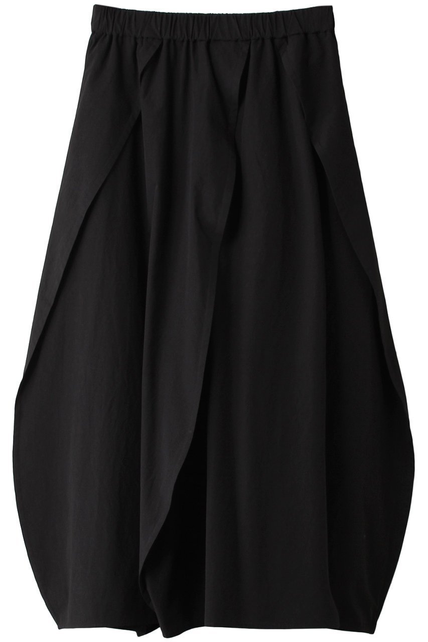 【プレインピープル/PLAIN PEOPLE】のハイカウントタイプライターバルーンスカート インテリア・キッズ・メンズ・レディースファッション・服の通販 founy(ファニー) 　ファッション　Fashion　レディースファッション　Fashion for Women　スカート　Skirts　ロングスカート　Long Skirts / Maxi & Midi Skirts　タイプライター　Typewriter Fabric, Crisp Cotton　バルーン　Balloon, Balloon Silhouette　パターン　Pattern, Design Print　リラックス　Relax, Relaxed Fit　ロング　Long, Long-Length　ブラック|ID: prp329100004881129 ipo3291000000036432754