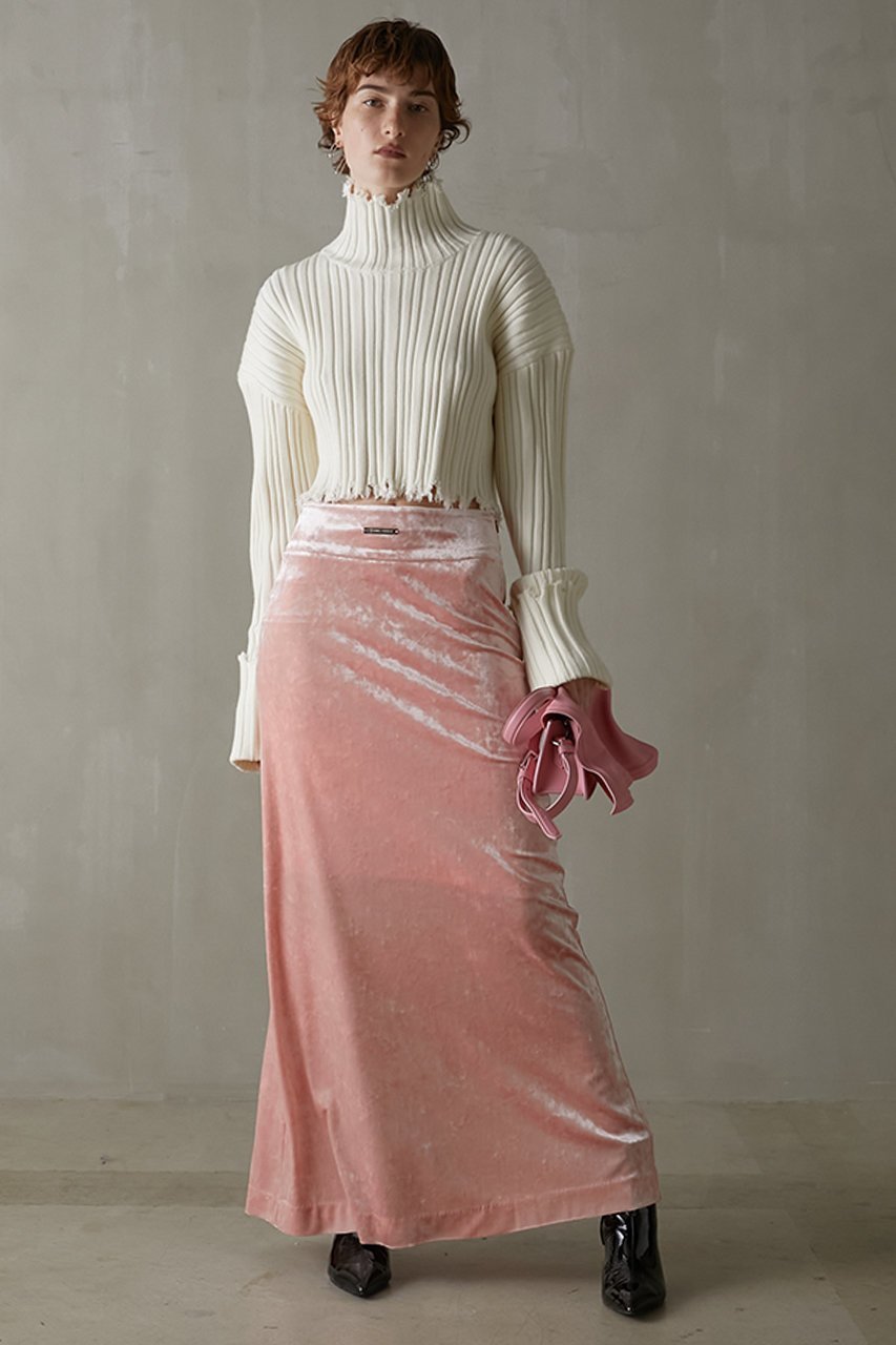 【プランク プロジェクト/PRANK PROJECT】のクラッシュベロアマキシスカート/Crashed Velour Maxi Skirt 大人の最旬トレンドファッション＆コーディネート founy(ファウニー) 　ファッション　Fashion　レディースファッション　Fashion for Women　スカート　Skirts　ロングスカート　Long Skirts / Maxi & Midi Skirts　インナー　Innerwear　クラッシュ　Distressed, Crashed Style　シャイニー　Shiny, Glossy Finish　ストレッチ　Stretch, Stretchy Fabric　タイツ　Tights, Legwear　ベロア　Velour, Soft Velvet　マキシ　Maxi, Full Length　ロング　Long, Long-Length　other-6|ID: prp329100004881141 ipo3291000000036432833